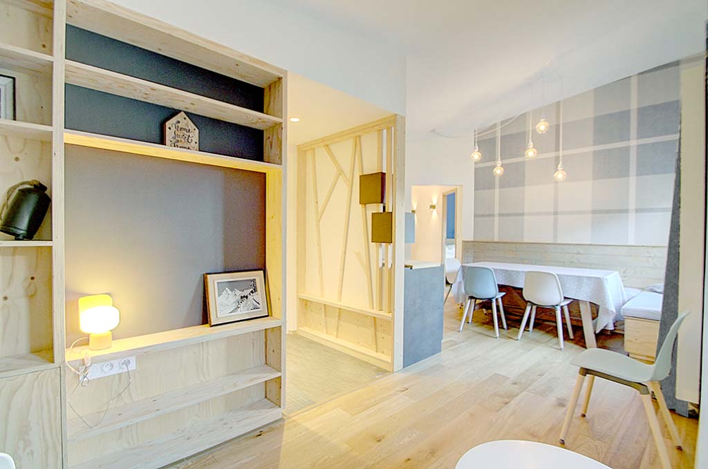 Rénovation appartement montagne, Courchevel, L'Atelier Pigmenté, architecte d'intérieur à Lyon.